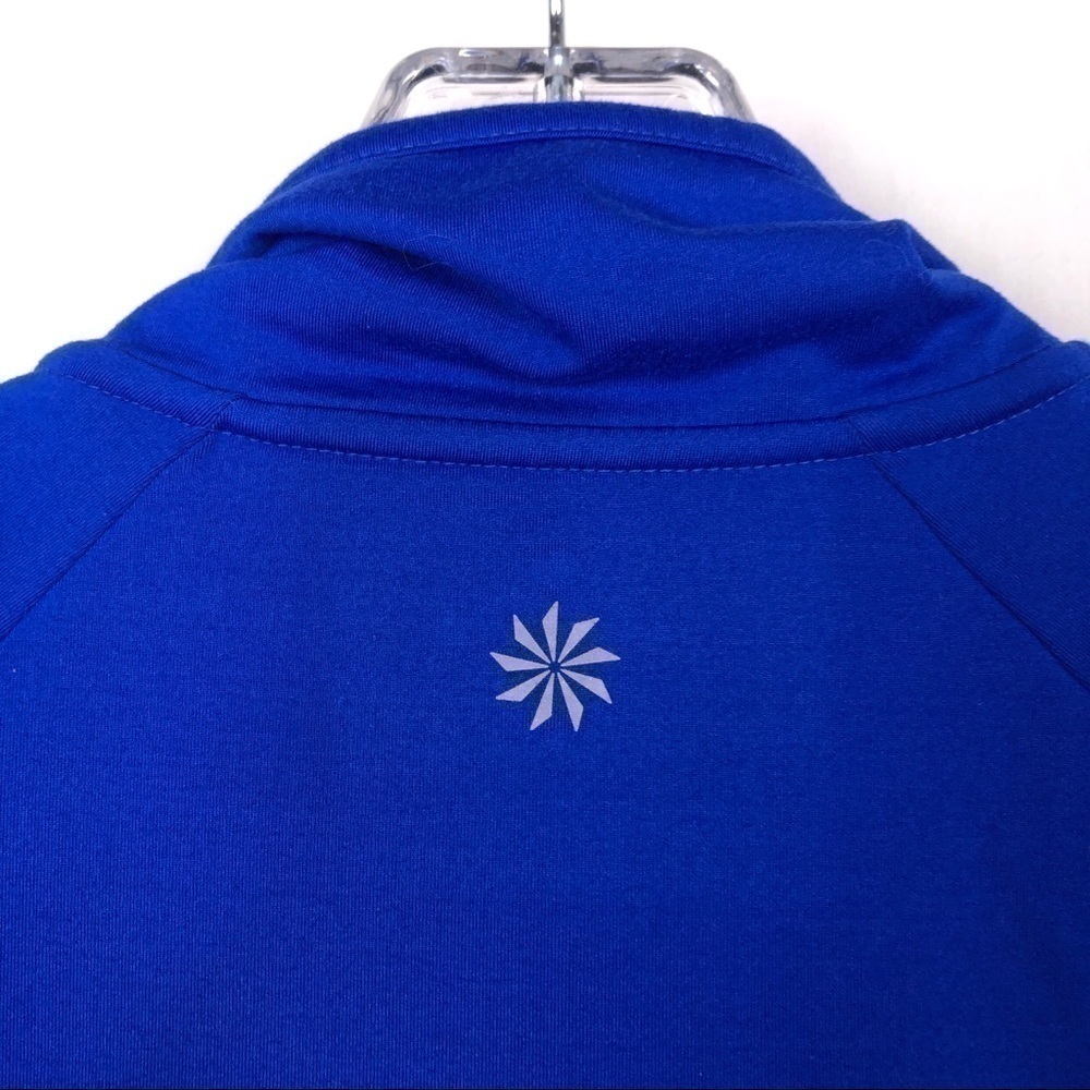 Athleta Half Zip Pullover Blue Jacket - Picture 10 of 10